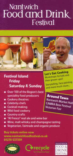 Chestertourist.com - Nantwich Food and Drink Festival Page One